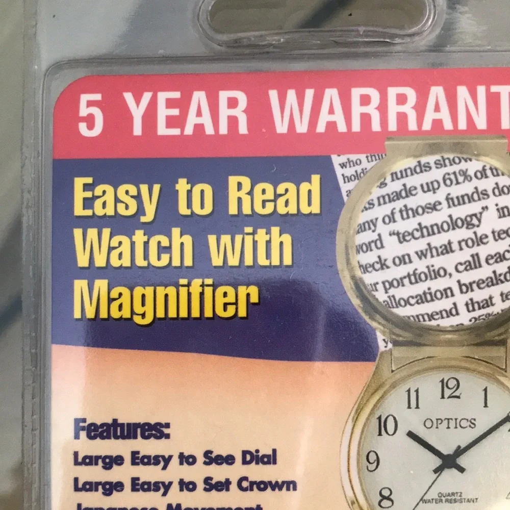 Optics quartz watch